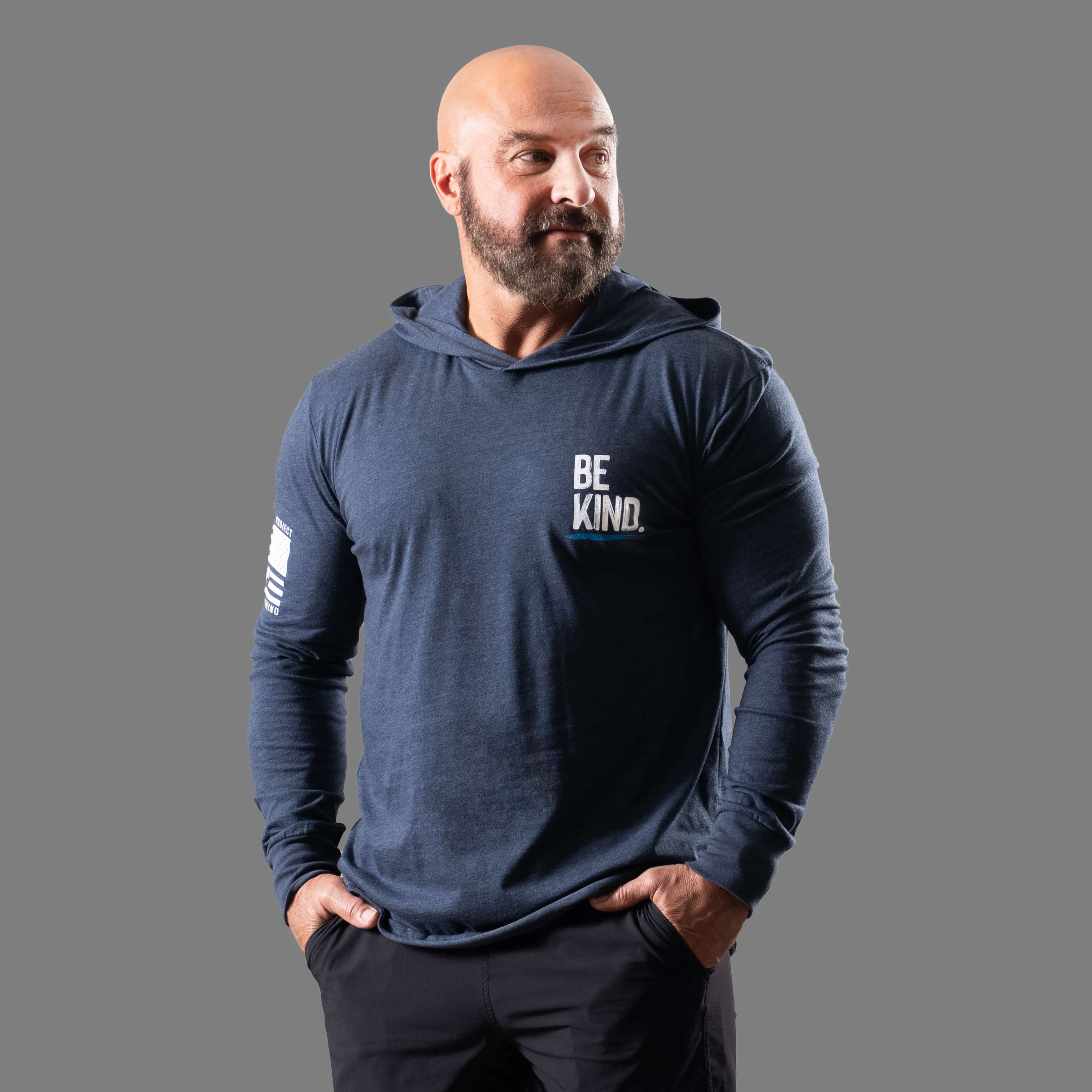 Be Kind - Hooded Long-Sleeve - Image 3
