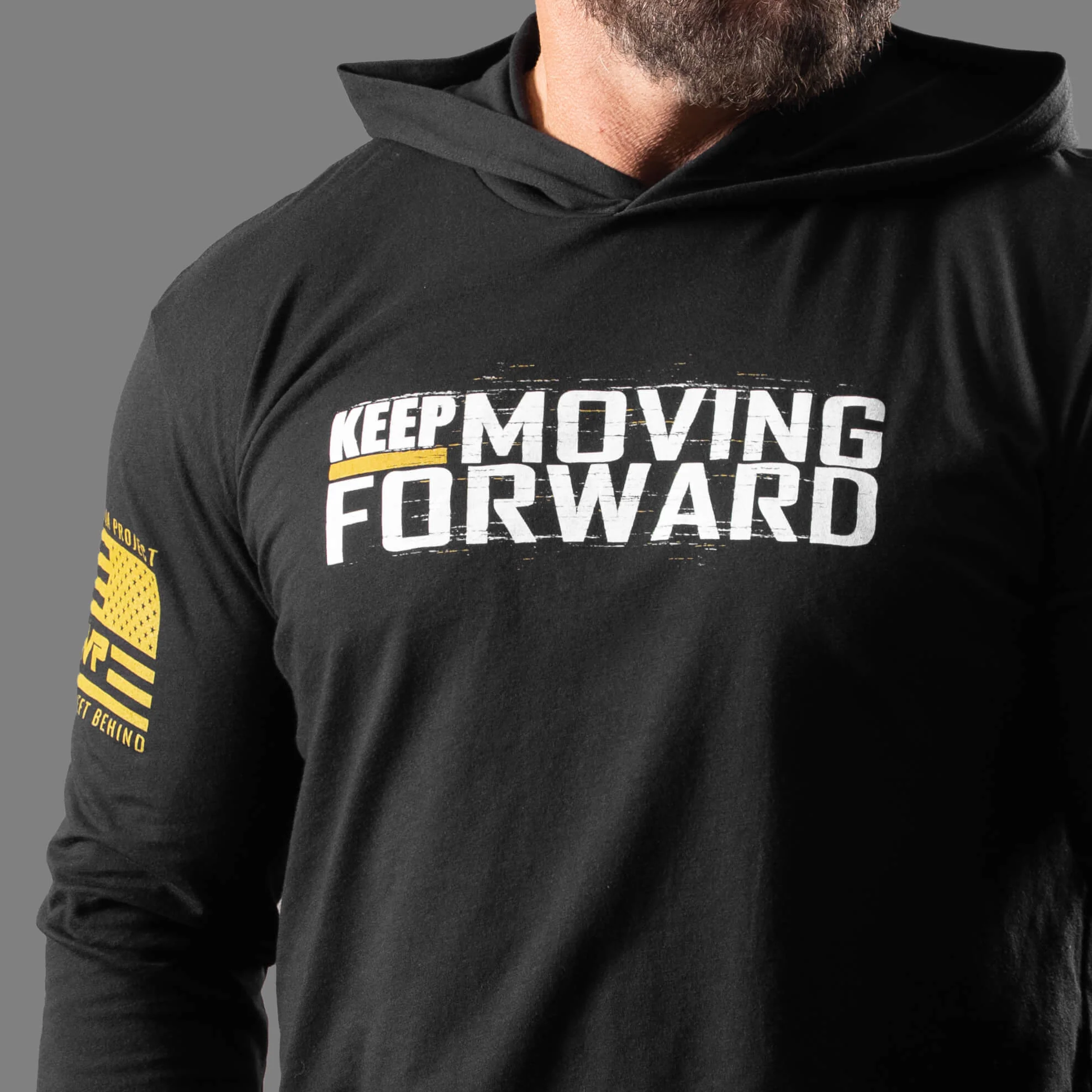Keep Moving Forward - Hooded Long-Sleeve - Image 6