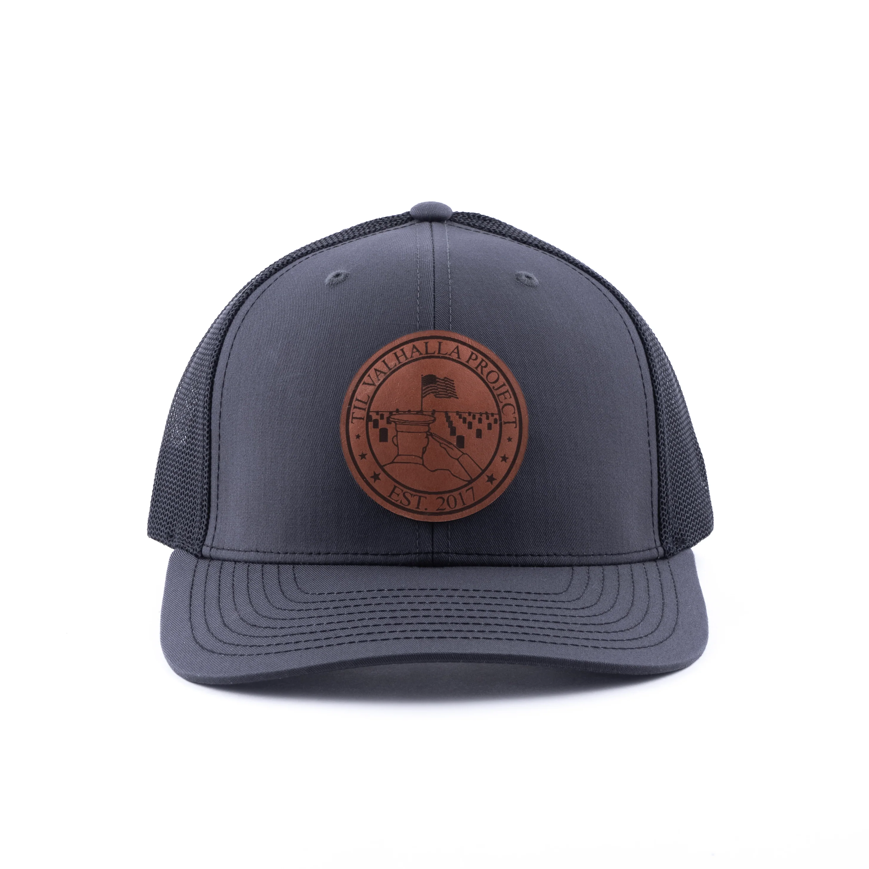 T.V.P. Logo Leather Patch Hat - Image 3