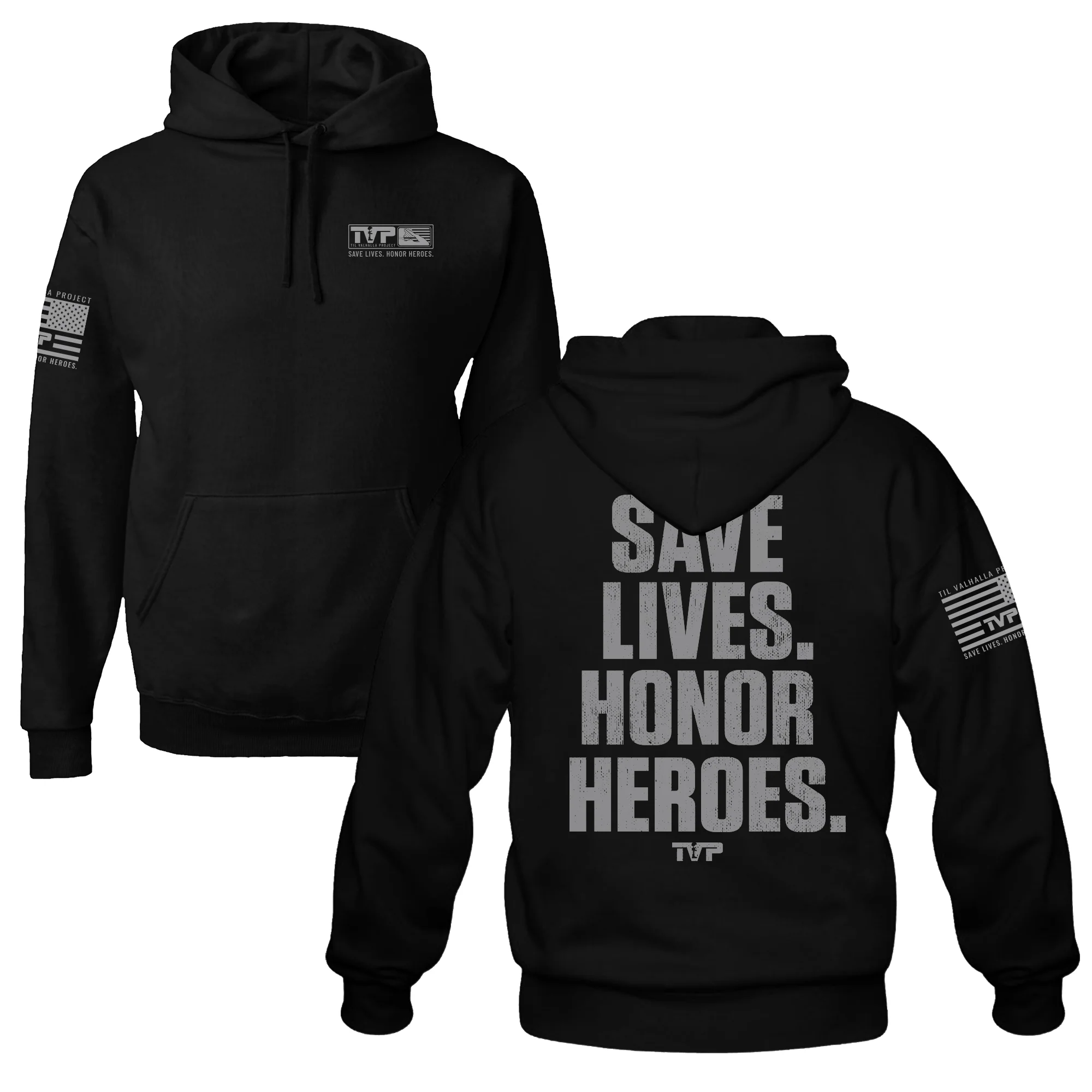 Save Lives. Honor Heroes. - Hoodie