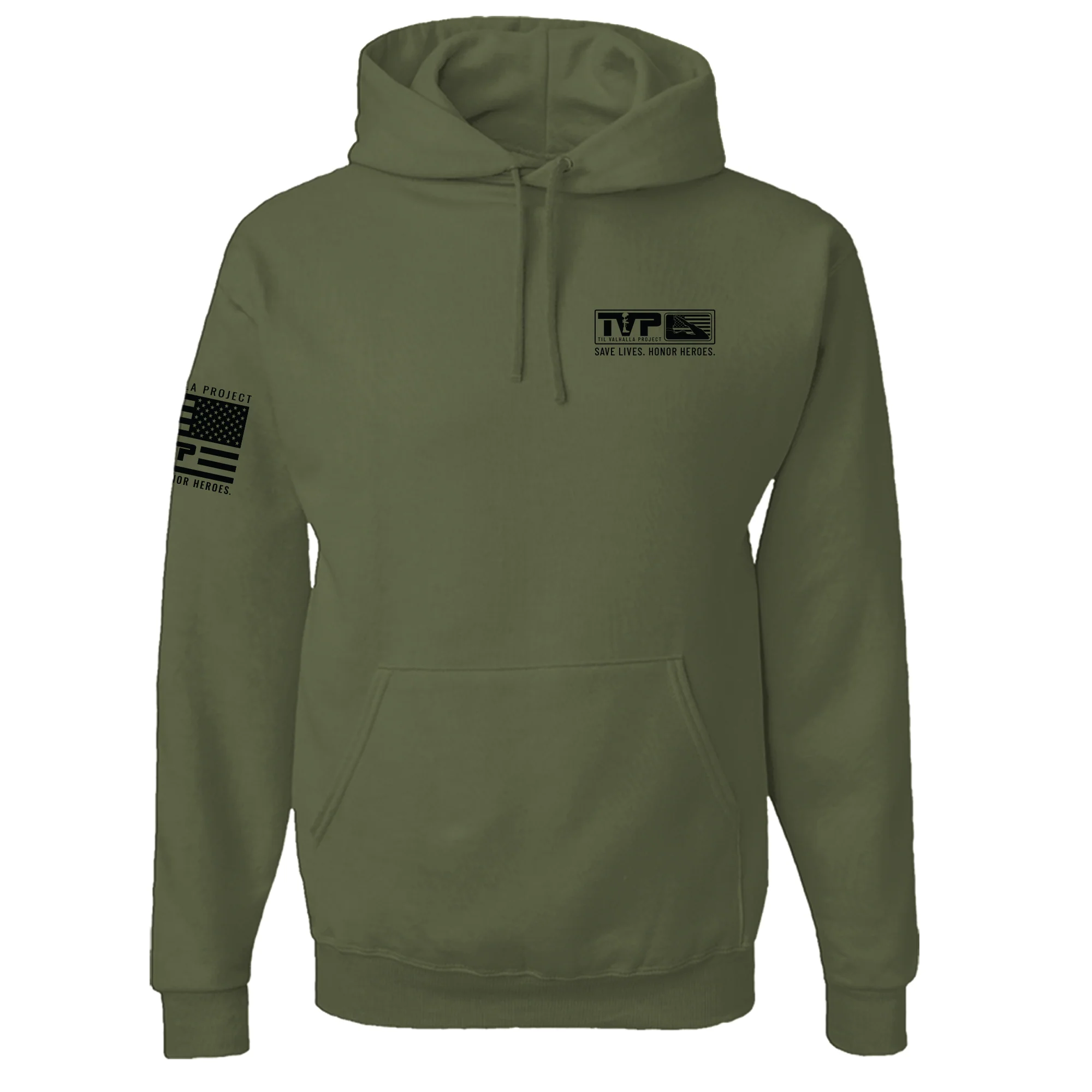 Save Lives. Honor Heroes. - Hoodie - Image 4