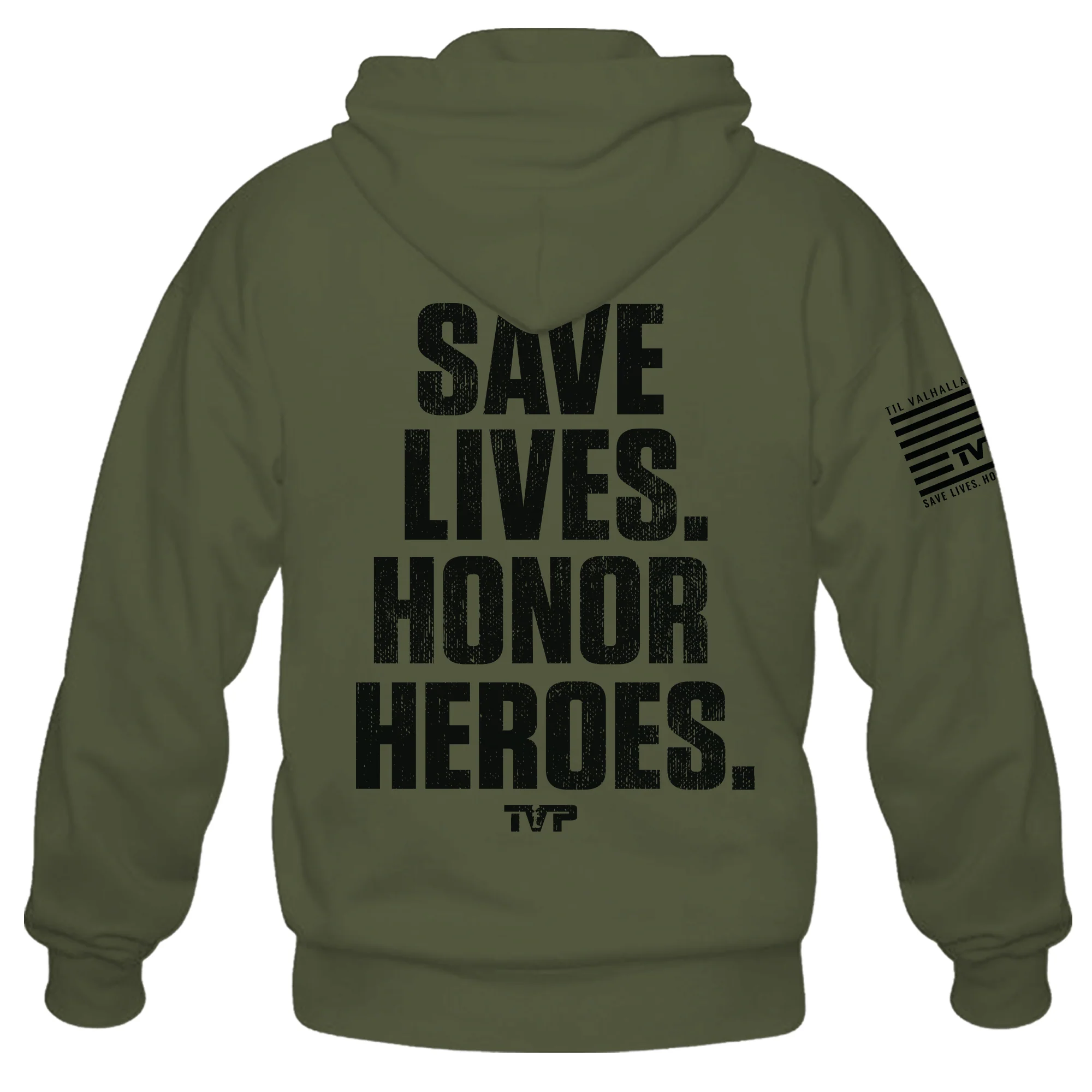 Save Lives. Honor Heroes. - Hoodie - Image 6