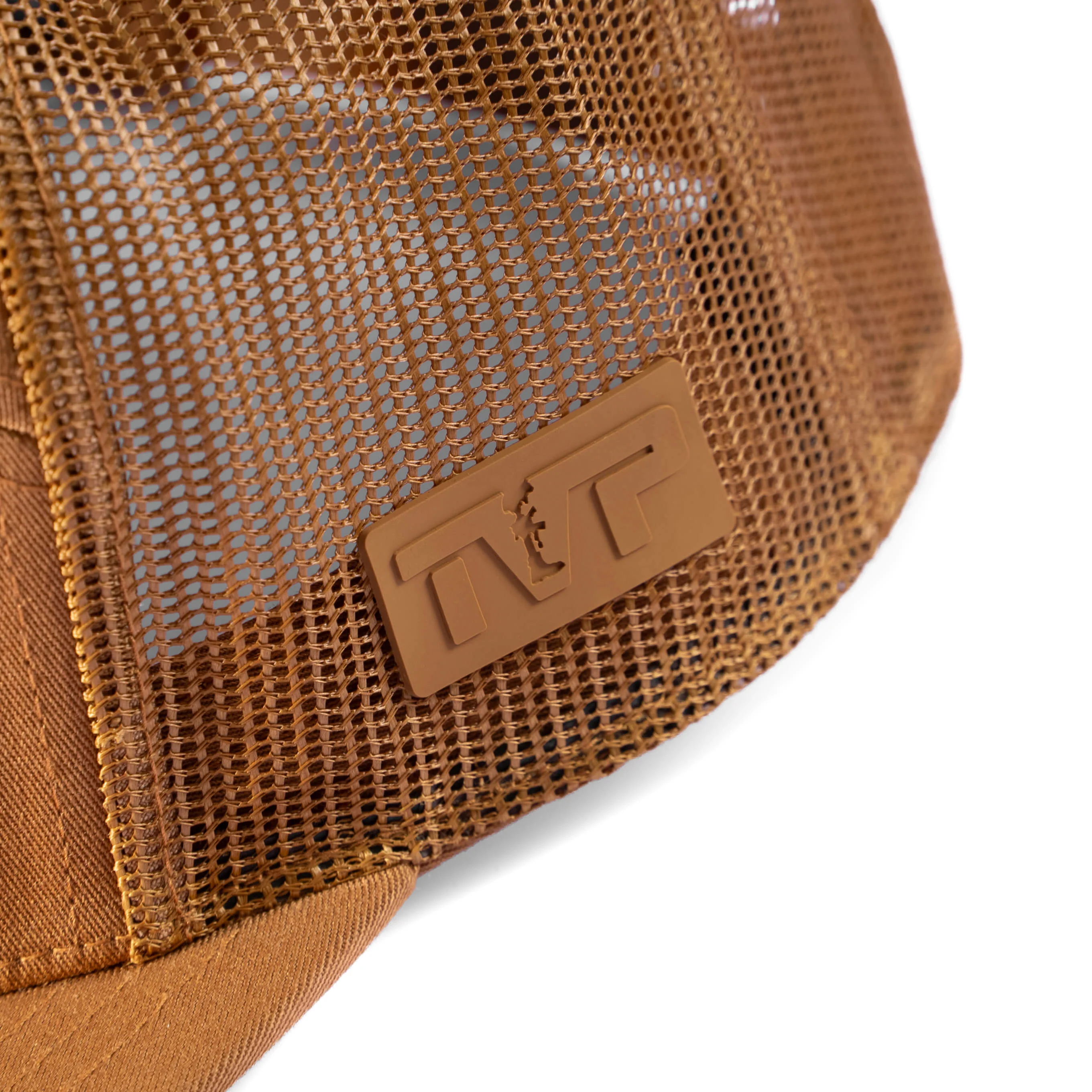 T.V.P. Leather Hex Flat 7 Panel Trucker - Image 11