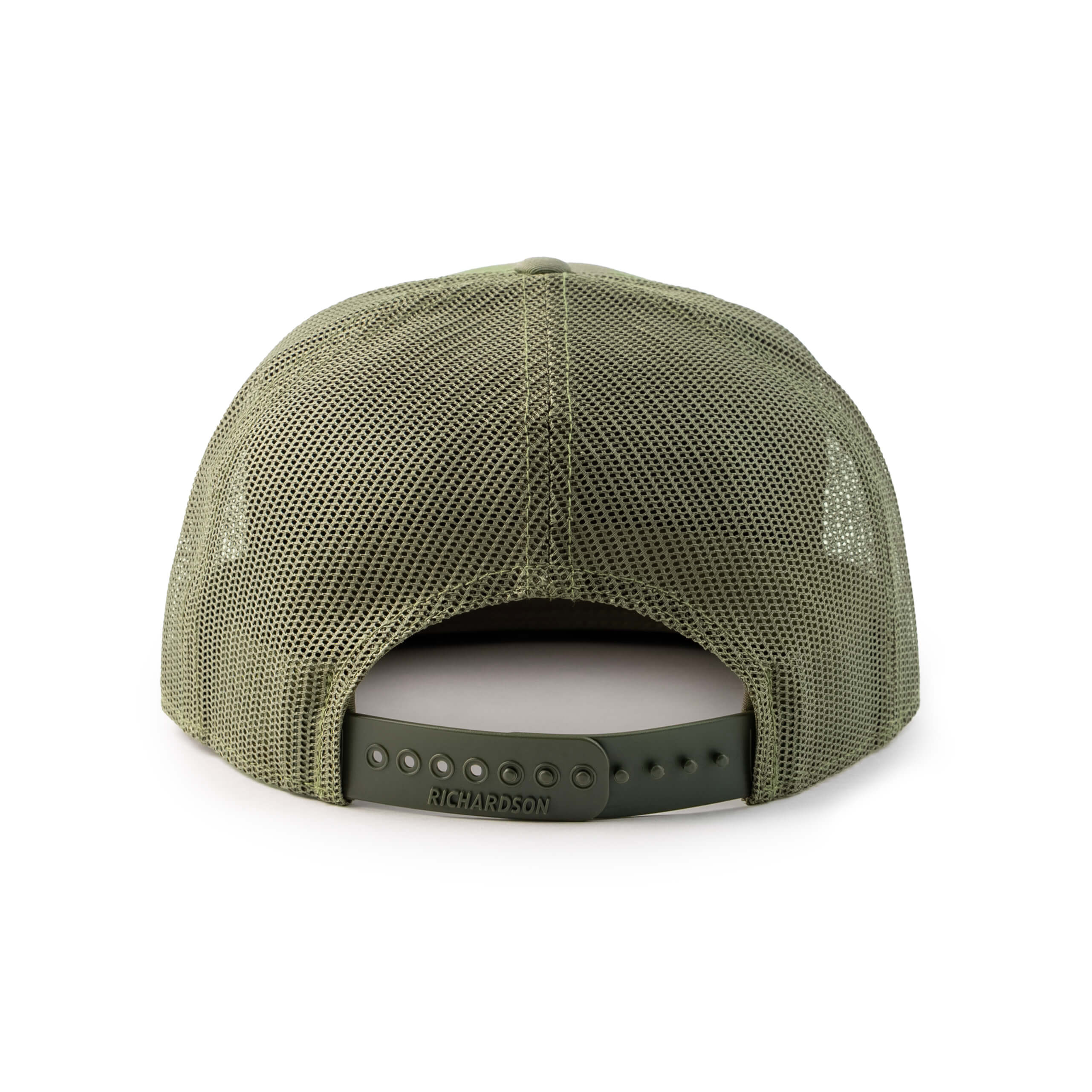 T.V.P. Leather Hex Flat 7 Panel Trucker - Image 4