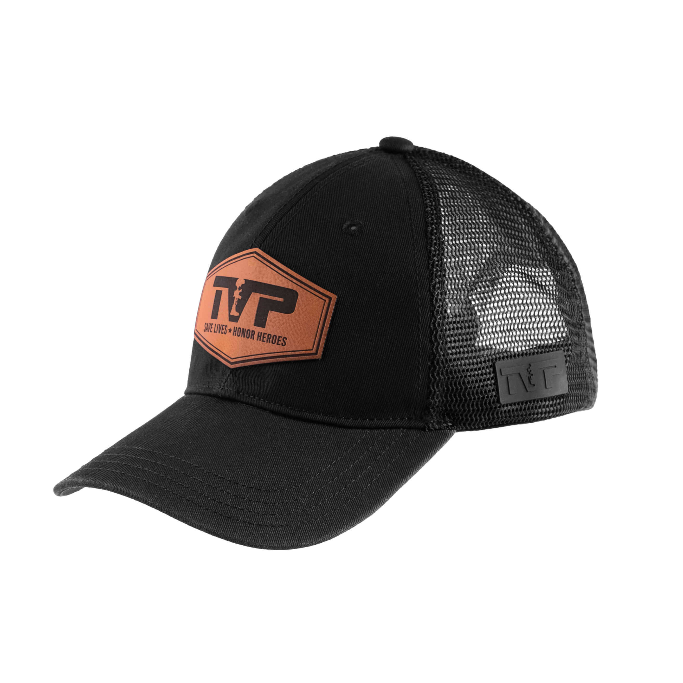 T.V.P. Leather Hex Unstructured Washed Trucker
